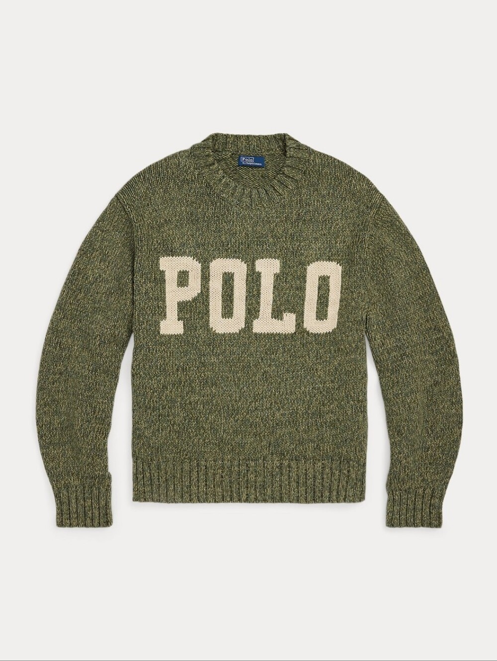 Ralph Lauren Logo Cotton Crewneck Sweater - M - Picture 2 of 9